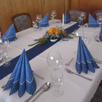 Gedeckter Tisch im Landgasthaus Rehn